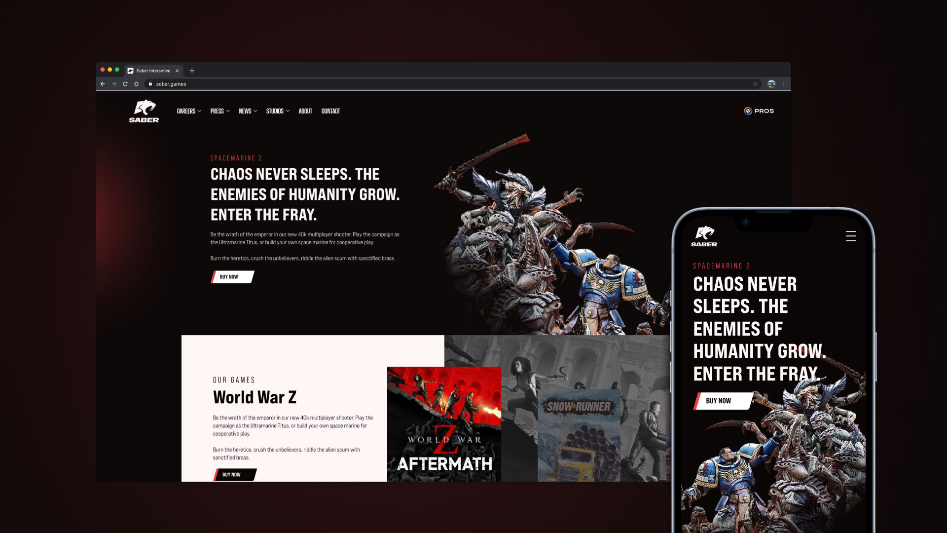 Saber Interactive Refresh